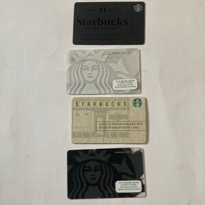 New Special Edition COLLECTIBLE - STARBUCKS CARDS dated 2013, 2014, 2015, 2016